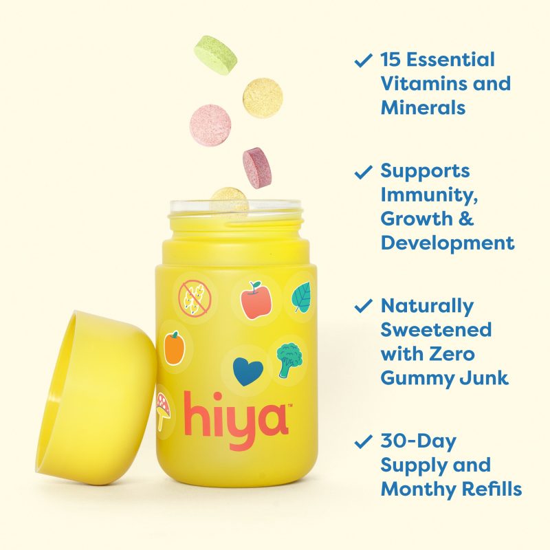 Kids Daily Multivitamin - Hiya Health | Essential Super Nutrients for Kids